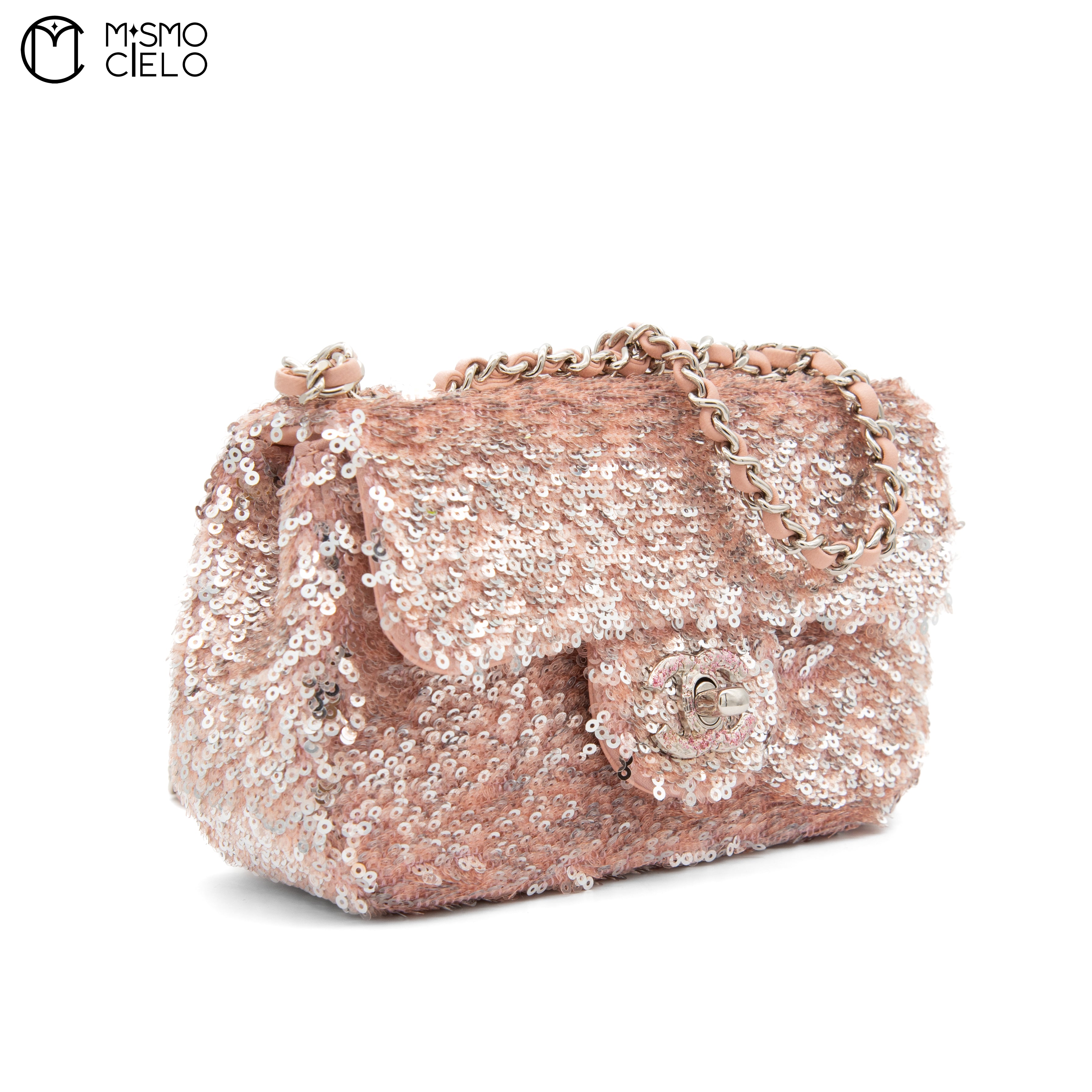 Spangle Gradient Sequin Shoulder Bag