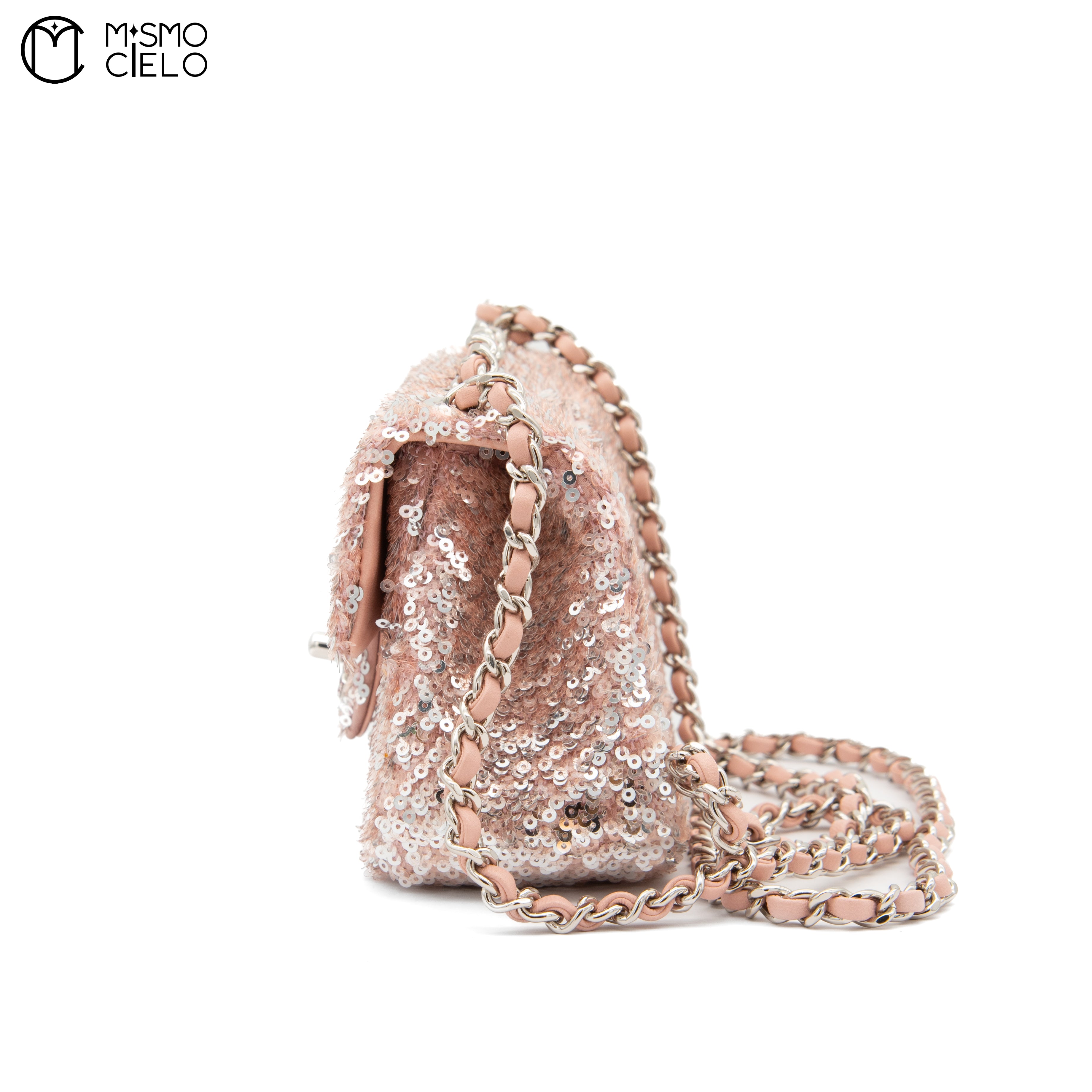 Spangle Gradient Sequin Shoulder Bag