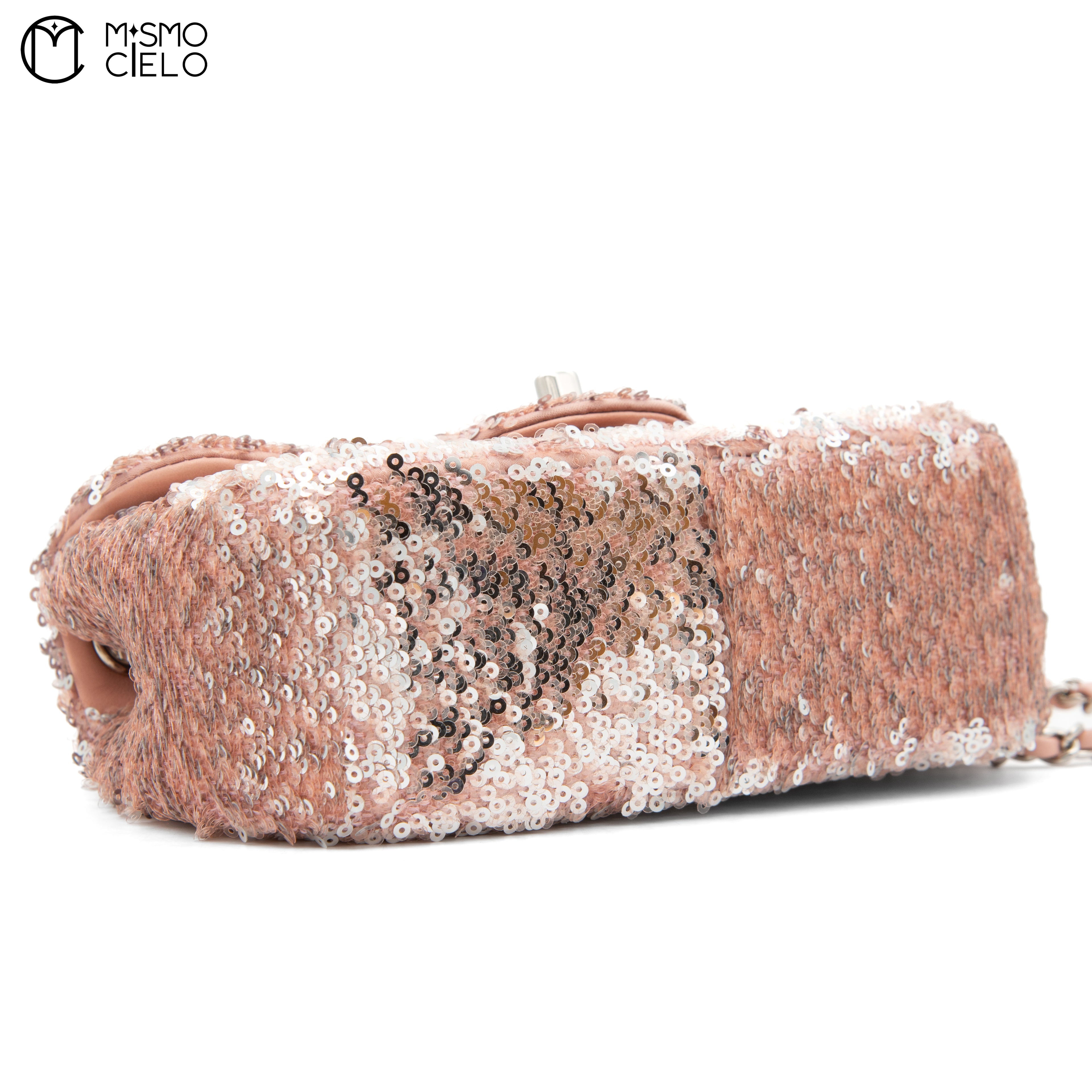 Spangle Gradient Sequin Shoulder Bag