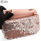 Spangle Gradient Sequin Shoulder Bag