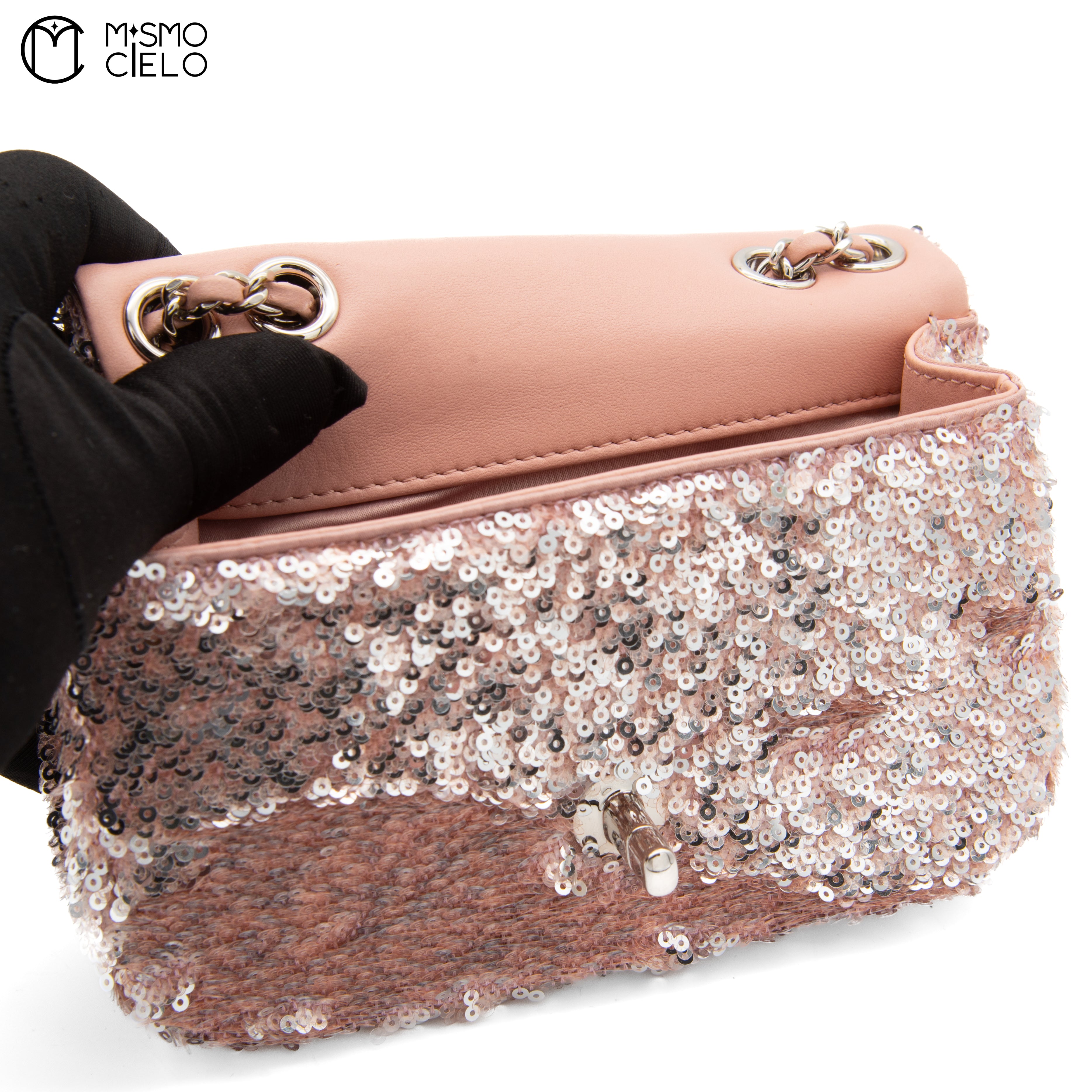 Spangle Gradient Sequin Shoulder Bag