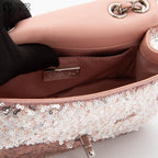 Spangle Gradient Sequin Shoulder Bag
