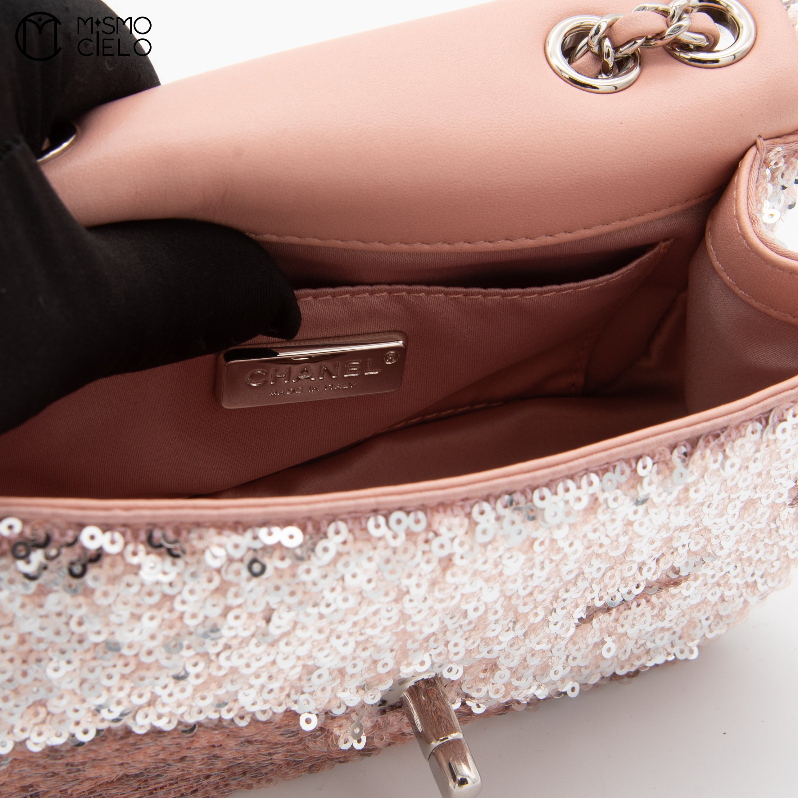 Spangle Gradient Sequin Shoulder Bag