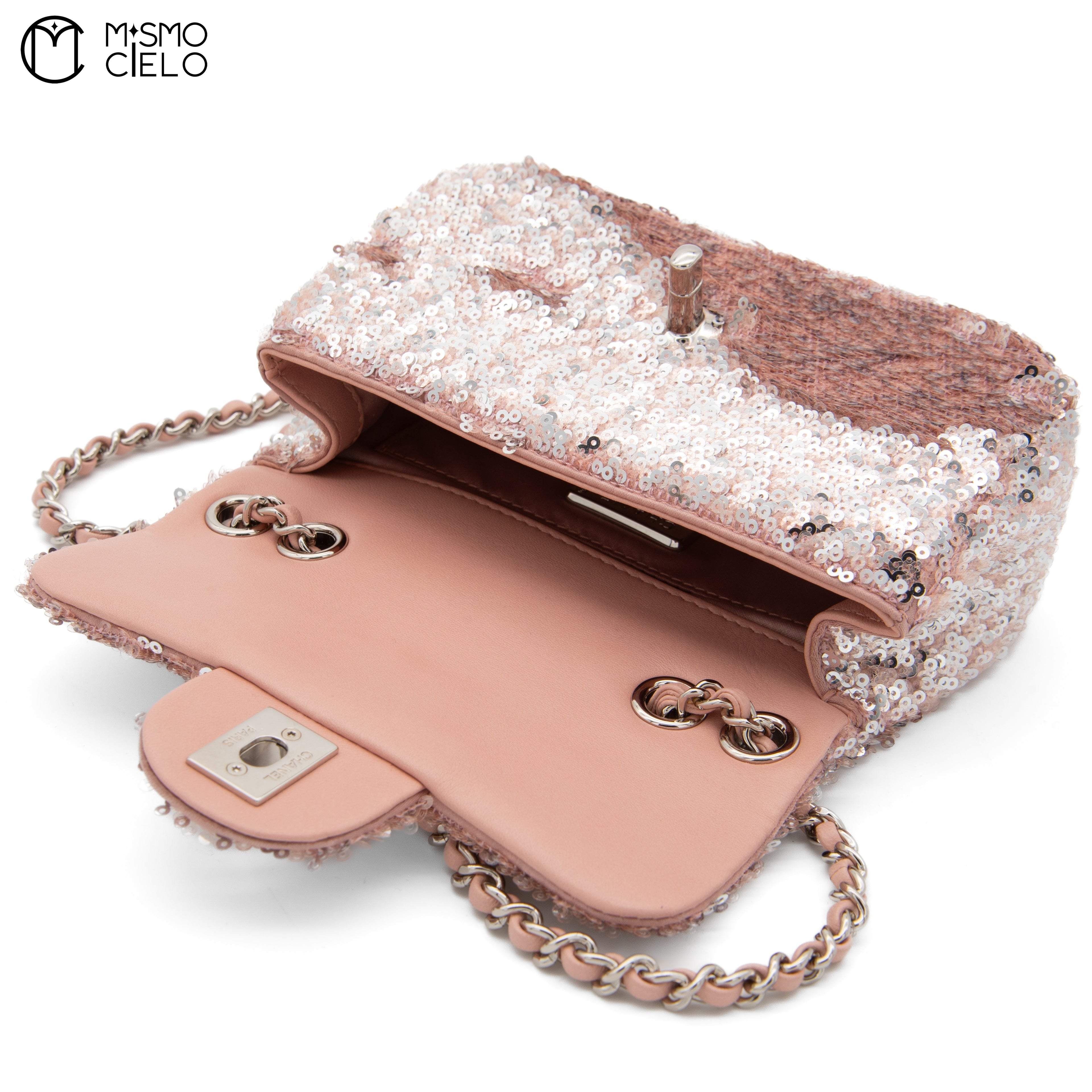 Spangle Gradient Sequin Shoulder Bag