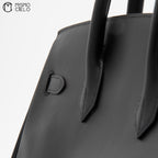 Birkin 35 Box Calf Engraved Circle Y (Authenticated)