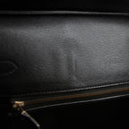 Birkin 35 Box Calf Engraved Circle Y (Authenticated)