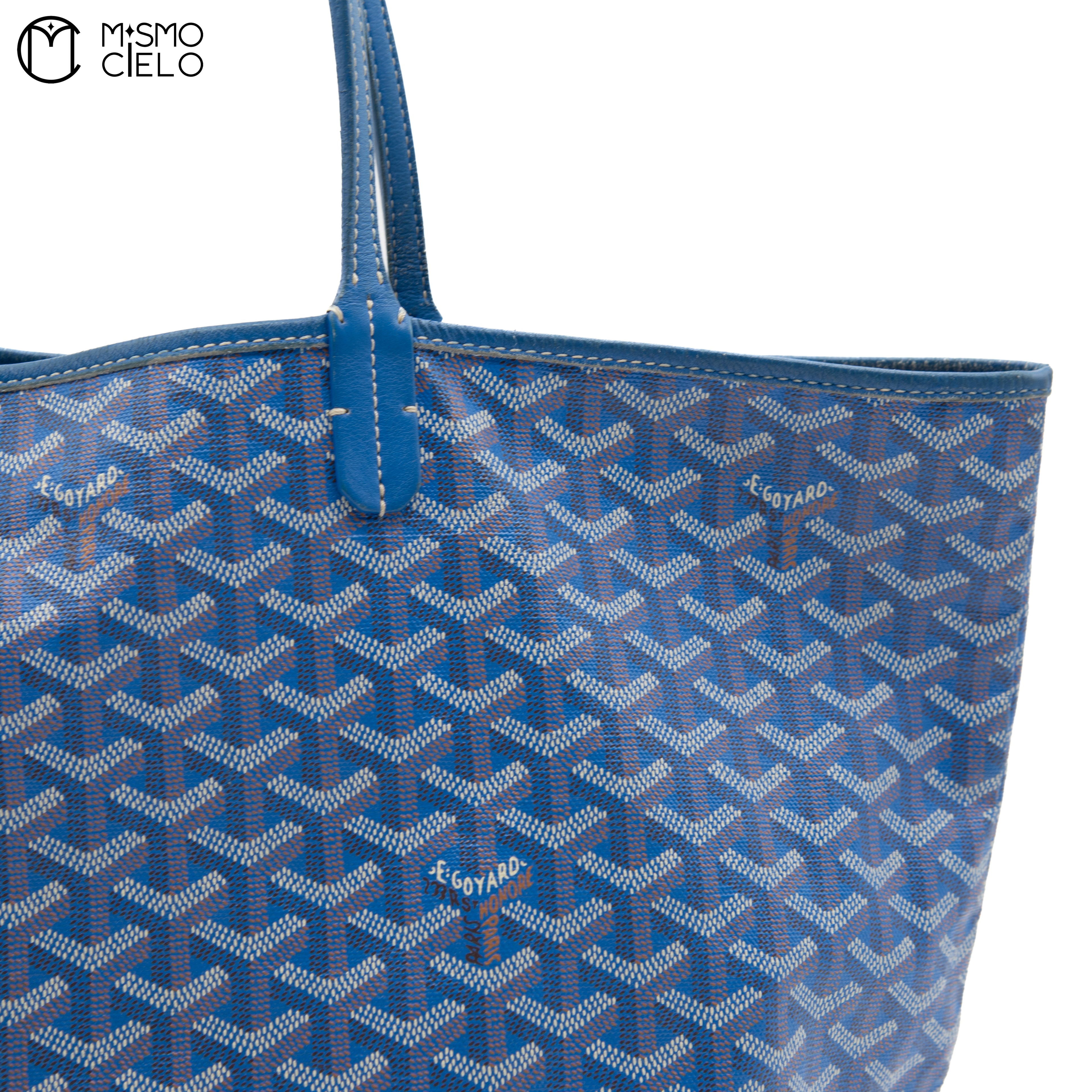 Saint Louis PM Blue Tote bag with Pouch