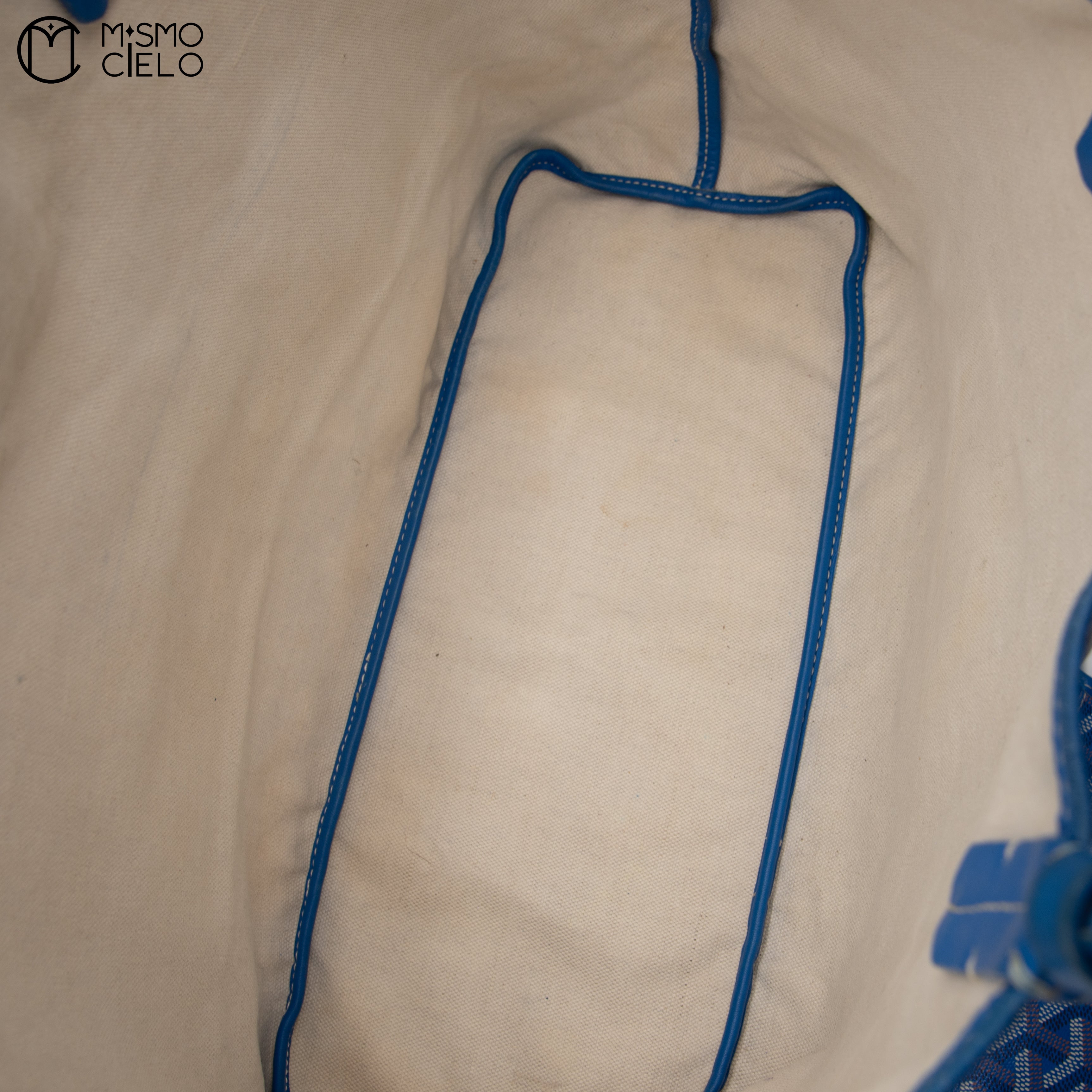 Saint Louis PM Blue Tote bag with Pouch