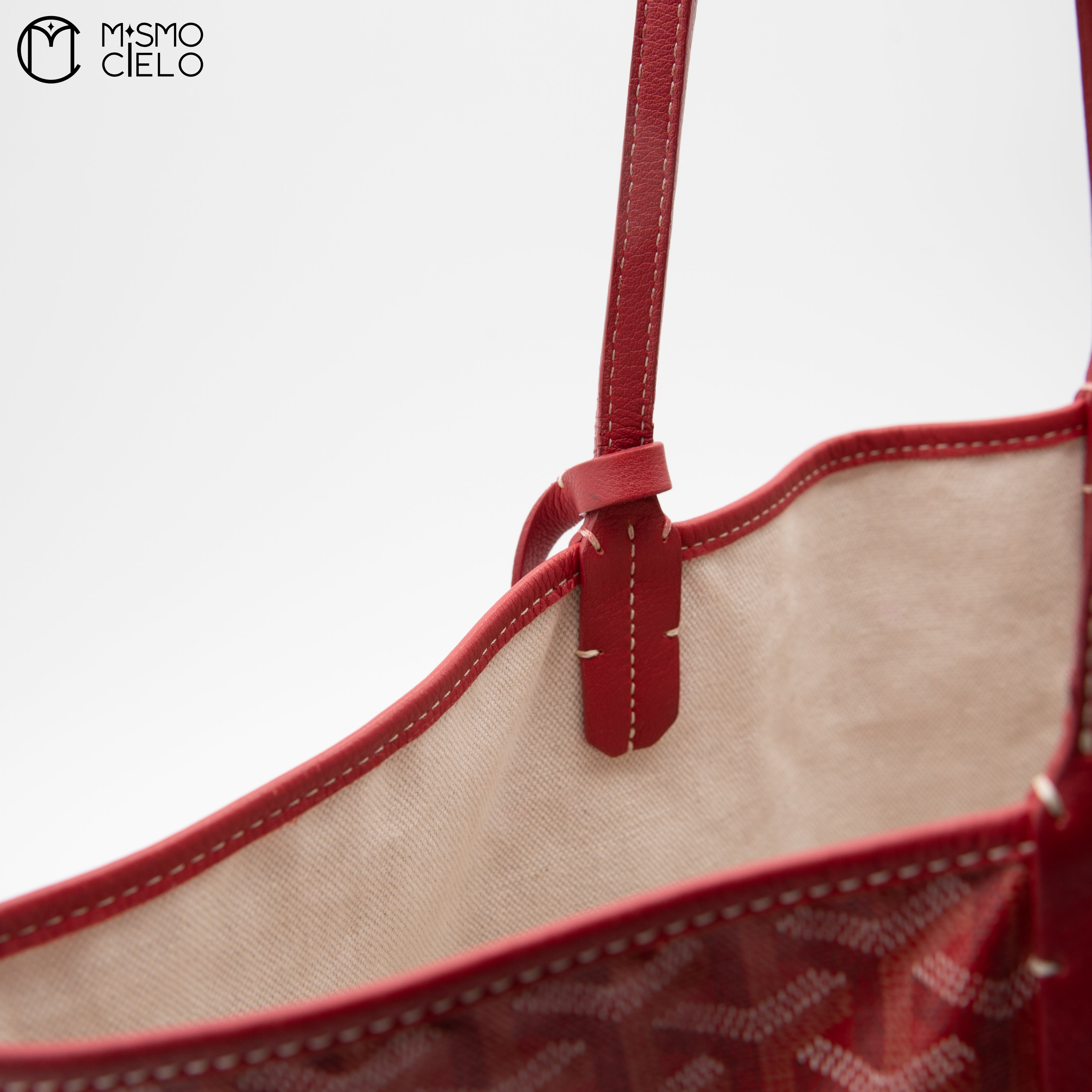 Saint Louis PM Red Tote bag with Pouch