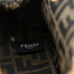 Pochette Fendi First 8BP129 Lamb Leather Dark Brown Bag