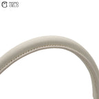 Authenticated Kelly 32 Clemence White Square F Engraved