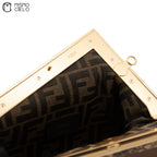 Pochette Fendi First 8BP129 Lamb Leather and Python