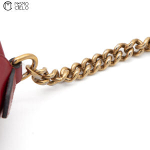 GG Marmont Quilted Chain Red Shoulder bag