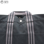 Black & Grey Fourre Tout Tote