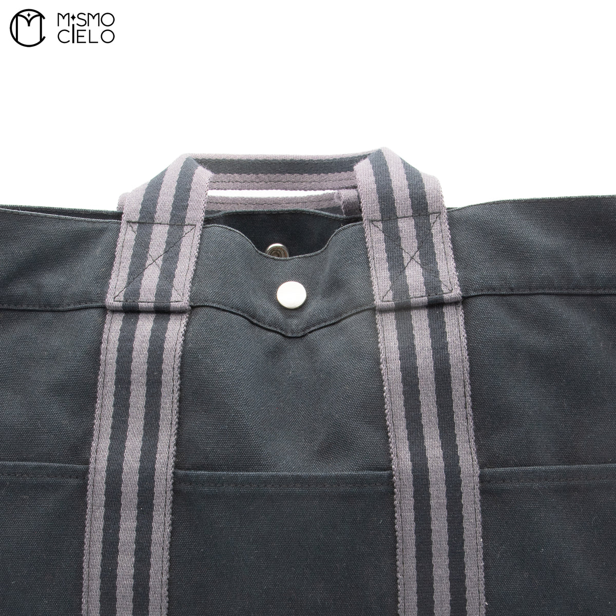 Black & Grey Fourre Tout Tote