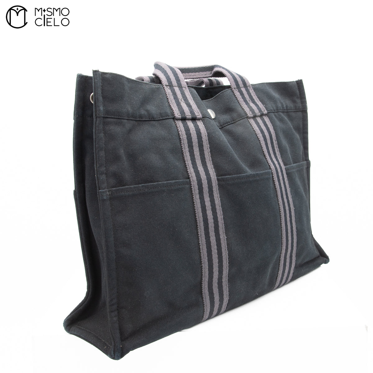 Black & Grey Fourre Tout Tote