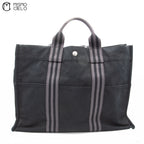 Black & Grey Fourre Tout Tote