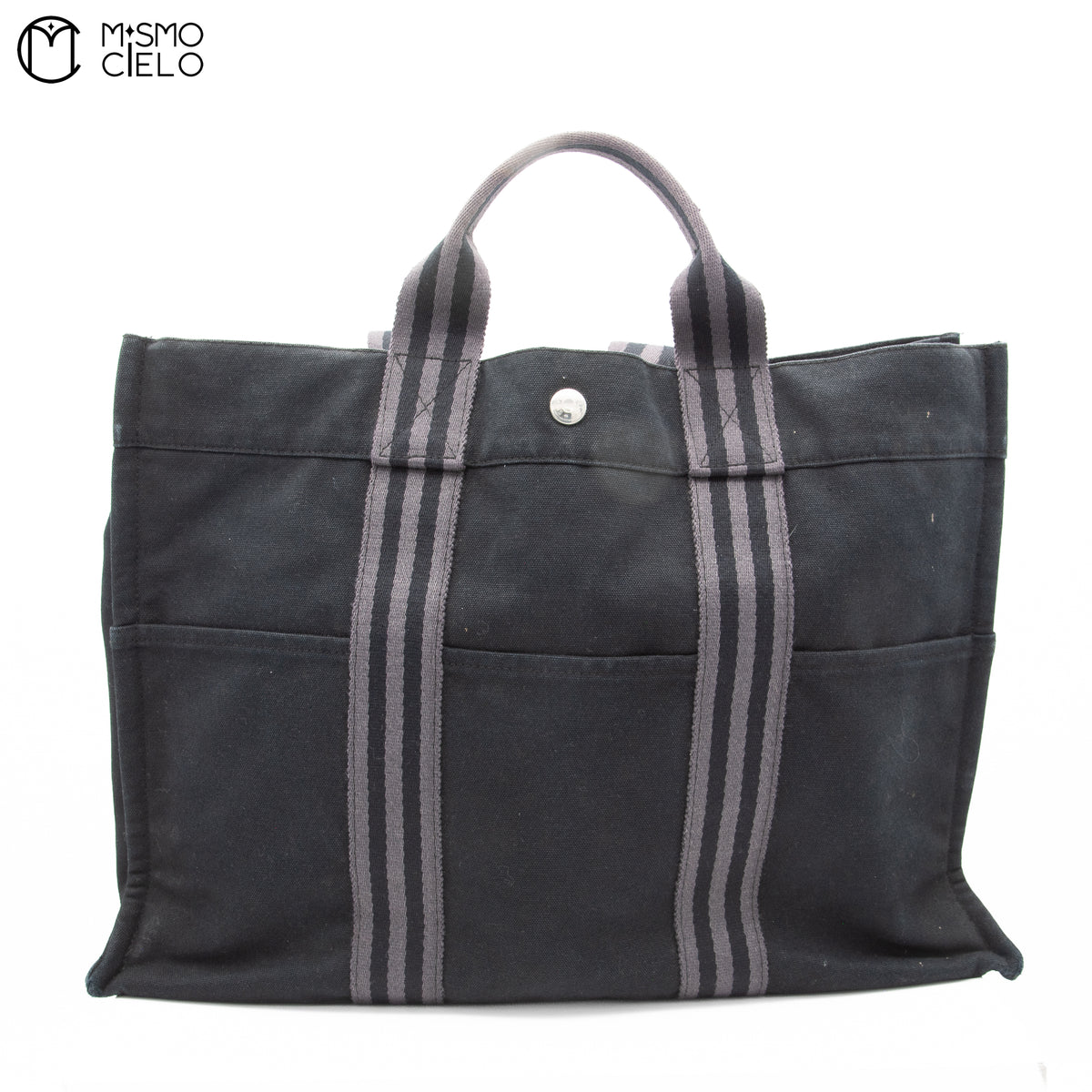 Black & Grey Fourre Tout Tote