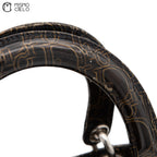 Trotter Lady Dior Patent Handbag Brown and Khaki