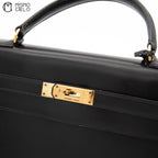 Kelly 32 Boxcalf Black Handbag