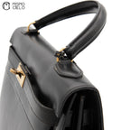 Kelly 32 Boxcalf Black Handbag
