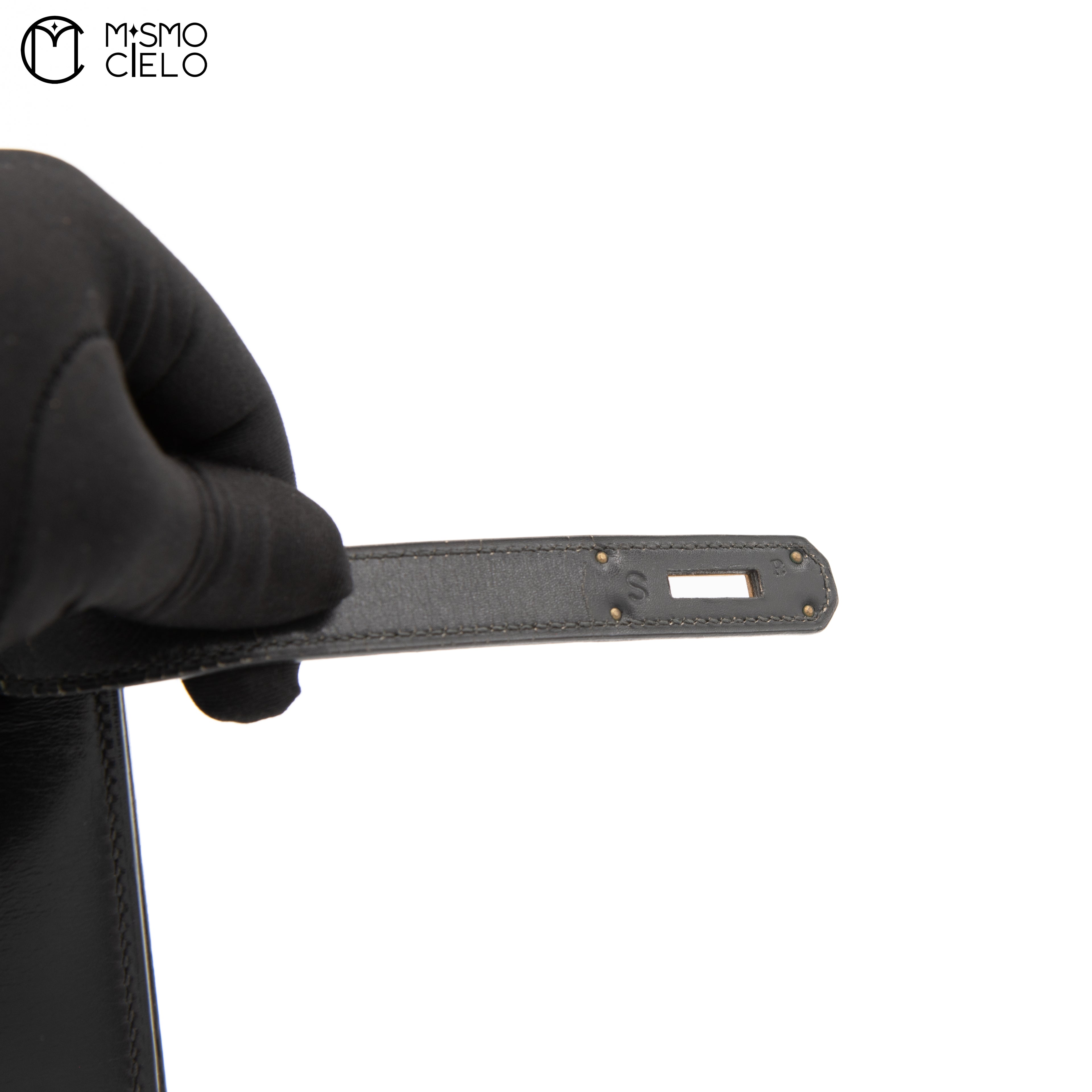 Kelly 32 Boxcalf Black Handbag