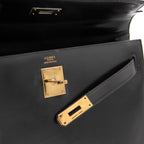 Kelly 32 Boxcalf Black Handbag