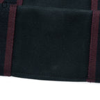 HERMES Fourre-Tout Tote Bag Black and Red