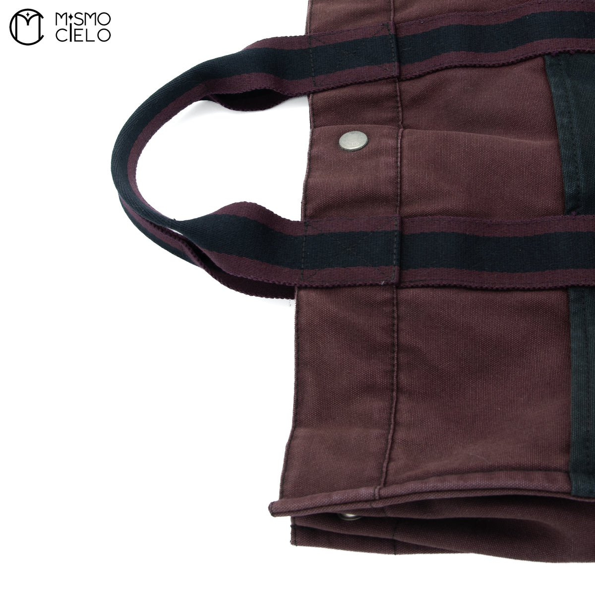 HERMES Fourre-Tout Tote Bag Black and Red