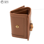 Bamboo GG Marmont 658633 Leather Compact Wallet