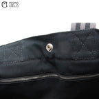 Black Fourre Tout Canvas MM Tote Bag