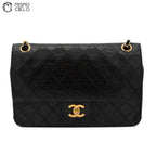 Double flap lambskin Matelasse Turn lock