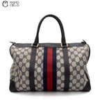 GG Supreme Sherry Line Boston Bag