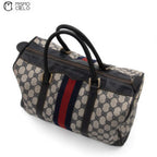 GG Supreme Sherry Line Boston Bag