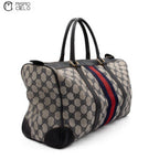 GG Supreme Sherry Line Boston Bag