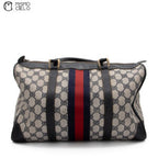 GG Supreme Sherry Line Boston Bag