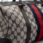 GG Supreme Sherry Line Boston Bag
