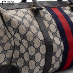 GG Supreme Sherry Line Boston Bag