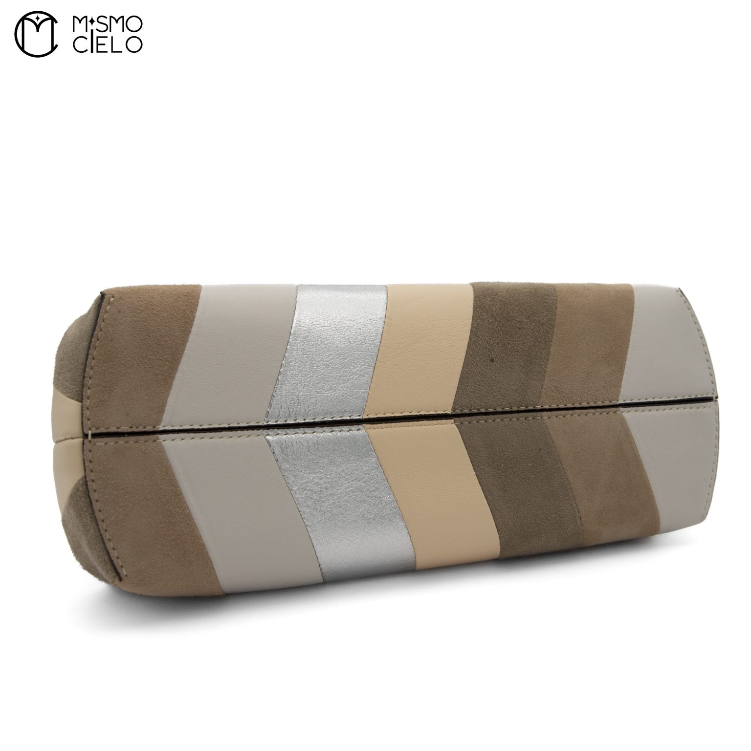 Pochette Fendi First 8BP129 Lamb Leather Multi Colour Brown Bag