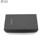 Micro Guccissima Tri-fold Long Black Wallet