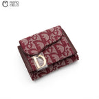 Saddle Trotter Tri-fold Bordeaux Wallet