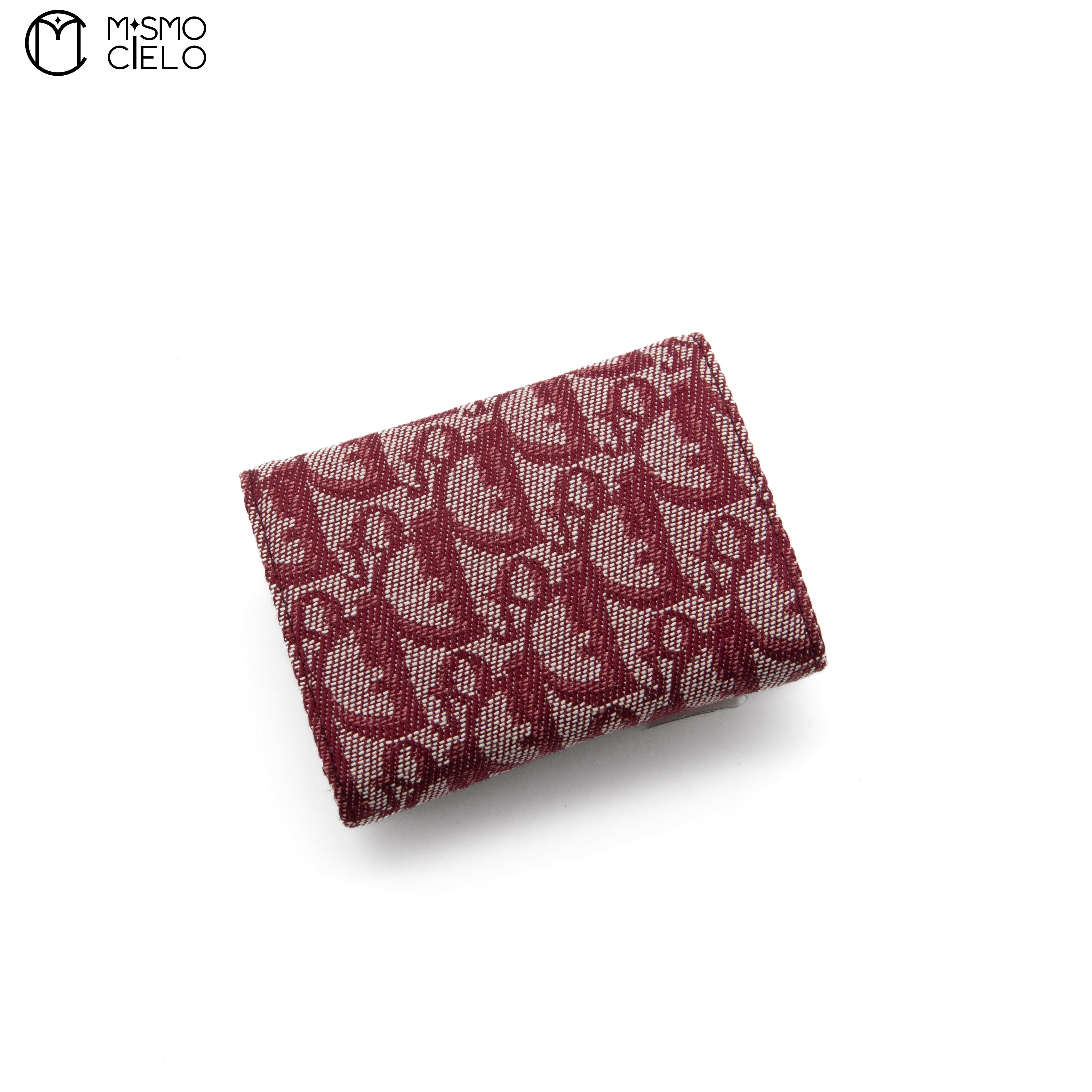 Saddle Trotter Tri-fold Bordeaux Wallet