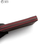 Maroon Python Print Wallet