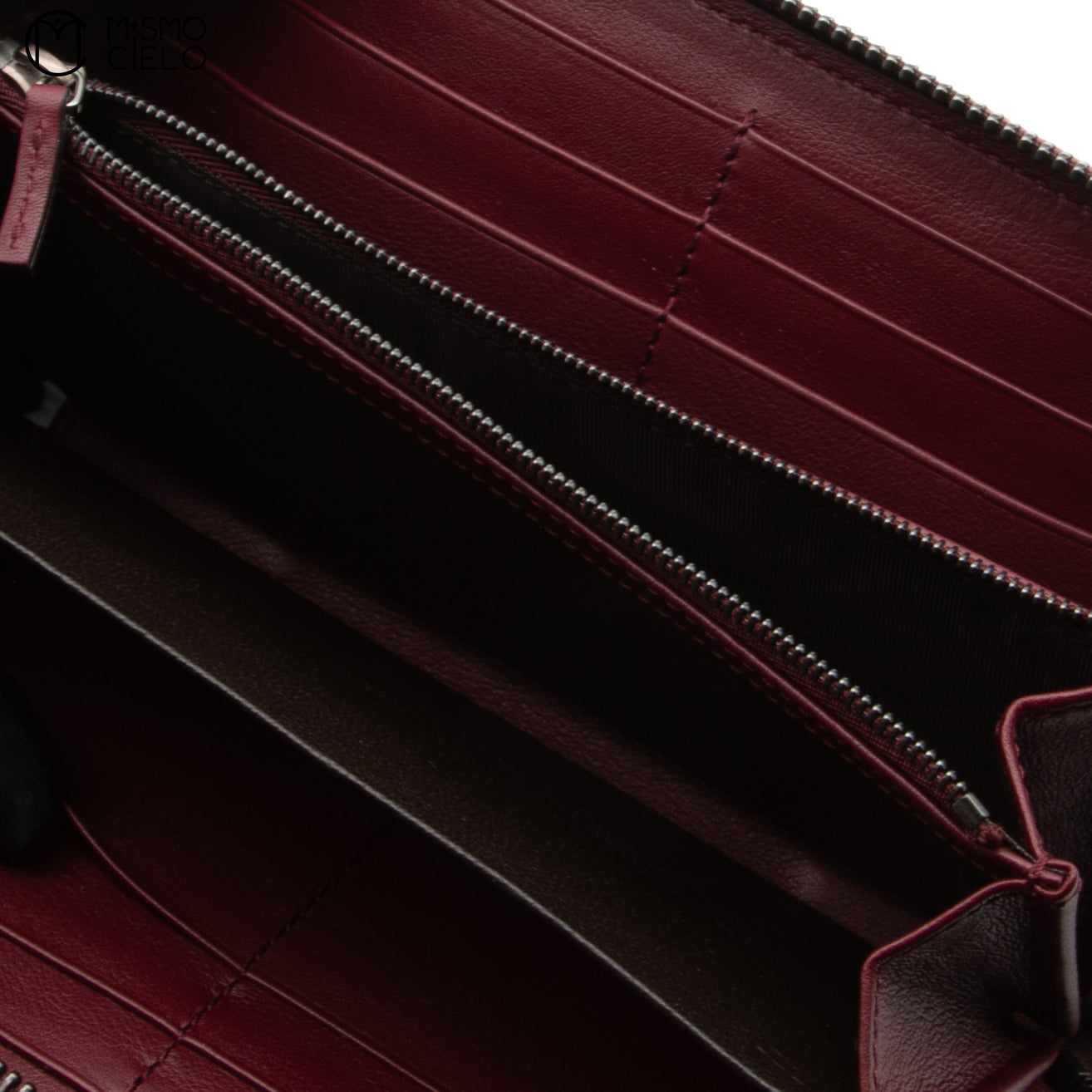 Maroon Python Print Wallet