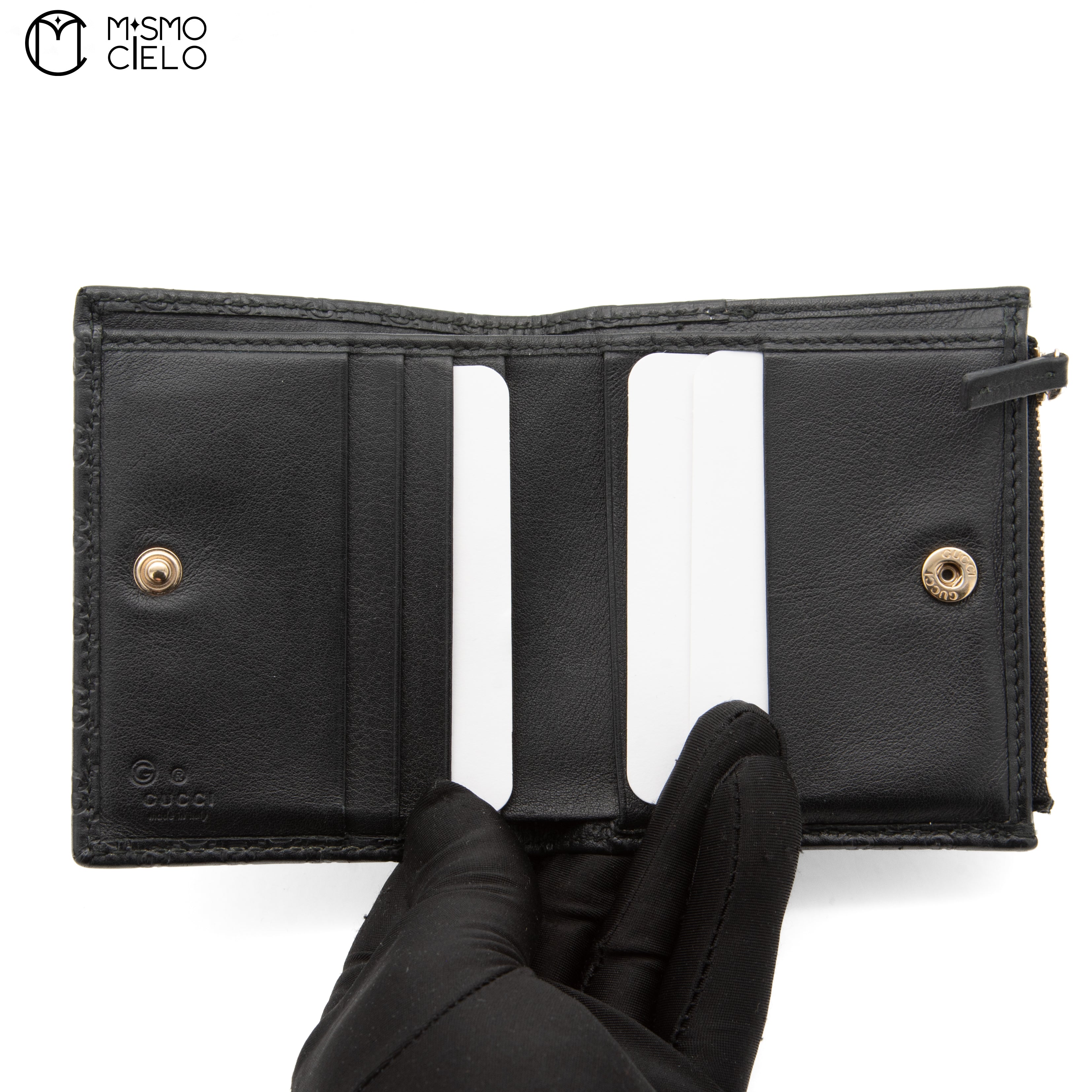 Guccissima black wallet