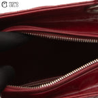 Lady Dior Cannage Cherry Red Enamel Shoulder Bag