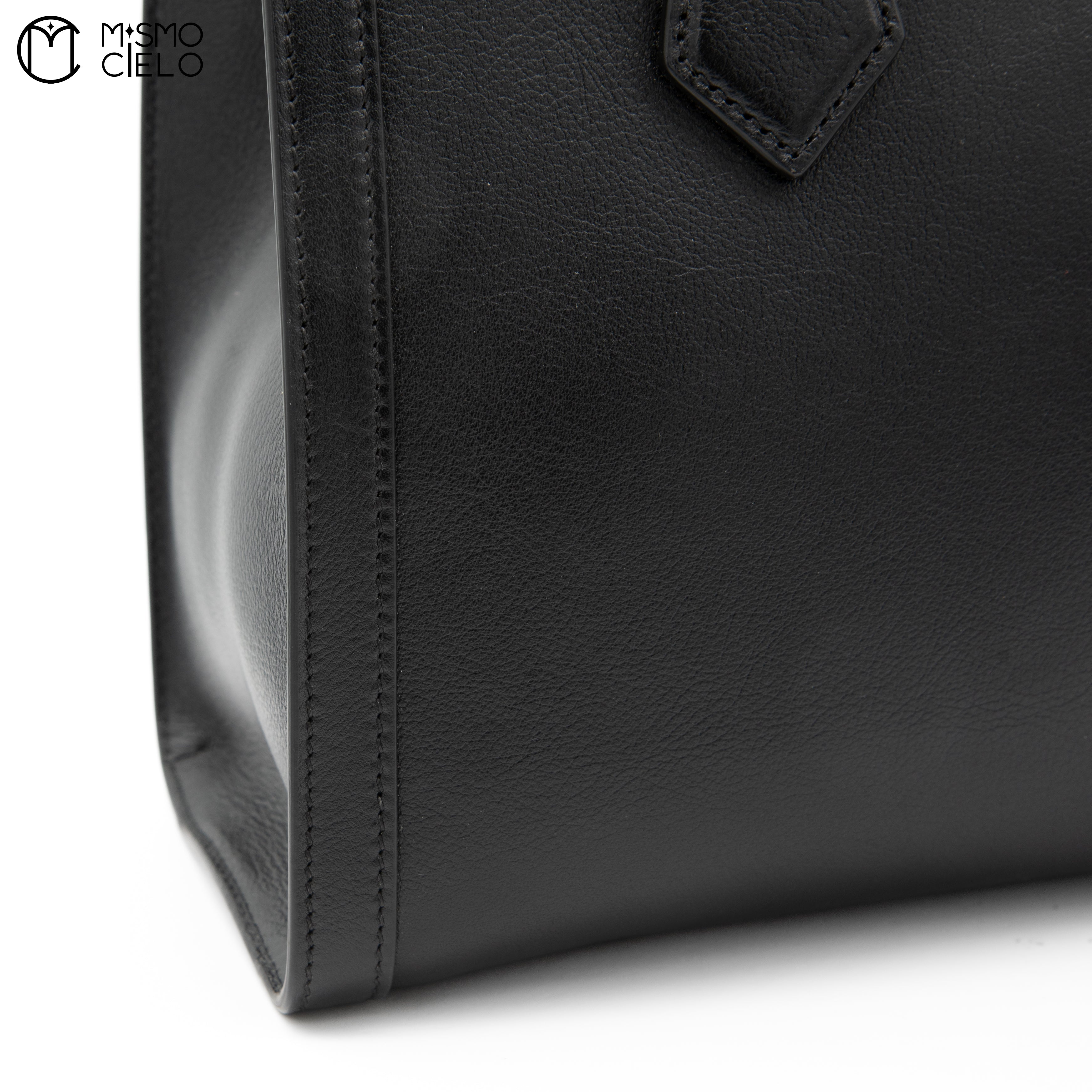 Black Diana Bamboo Shoulder Bag