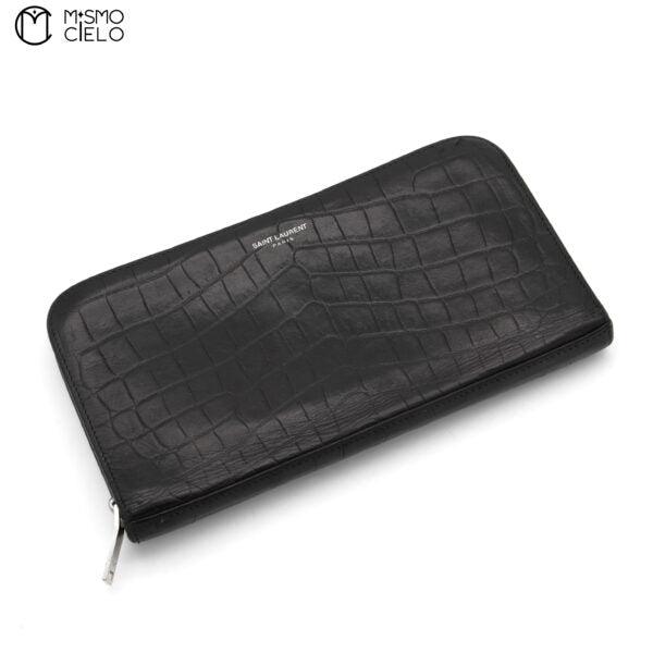Black Crocodile Wallet