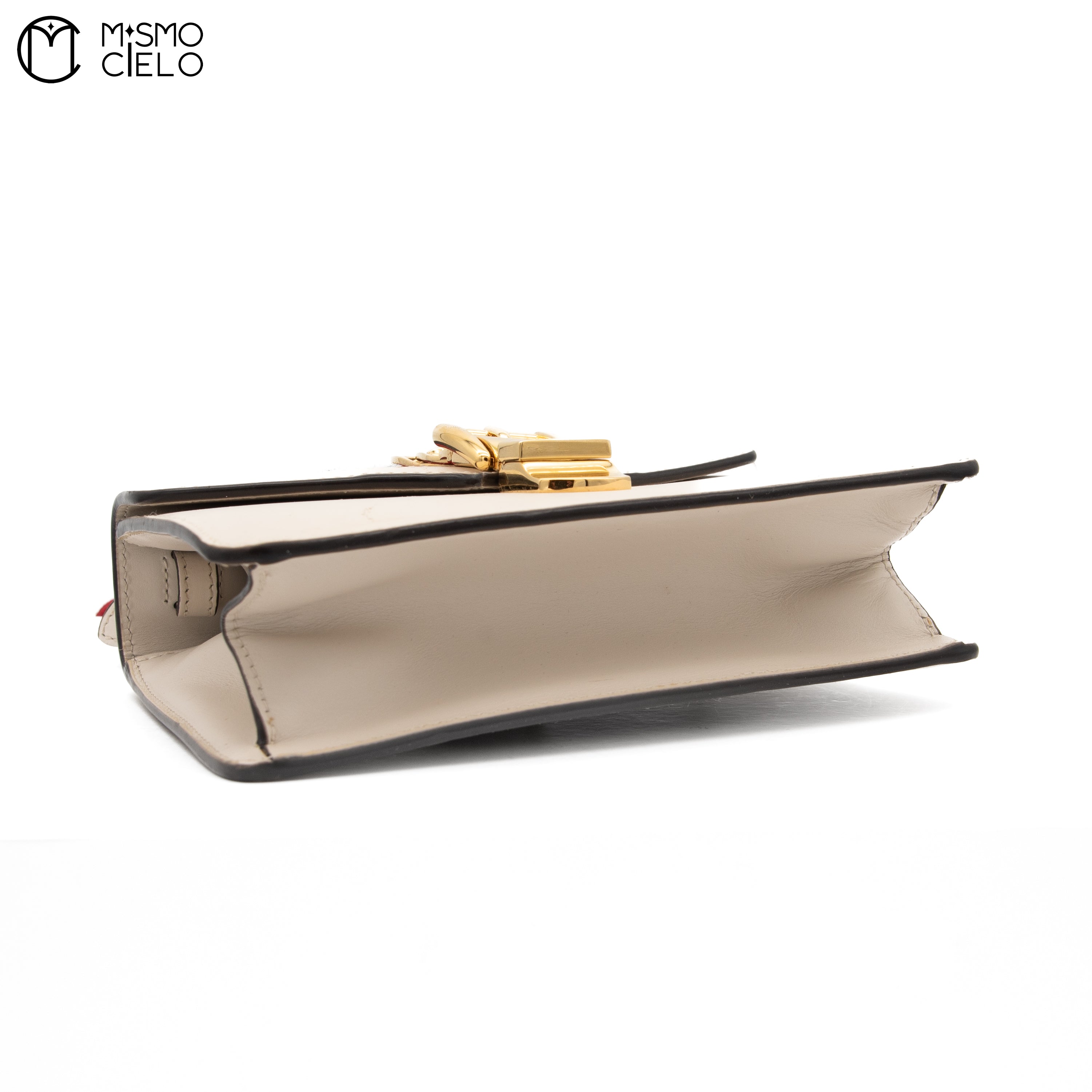 GUCCI White Small Sylvie Shoulder Bag