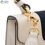 GUCCI White Small Sylvie Shoulder Bag